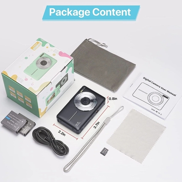 NIB Digital Camera with Video and Webcam Functions - Picture 5 of 9